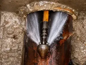 Professional sewer line cleaning to restore proper flow